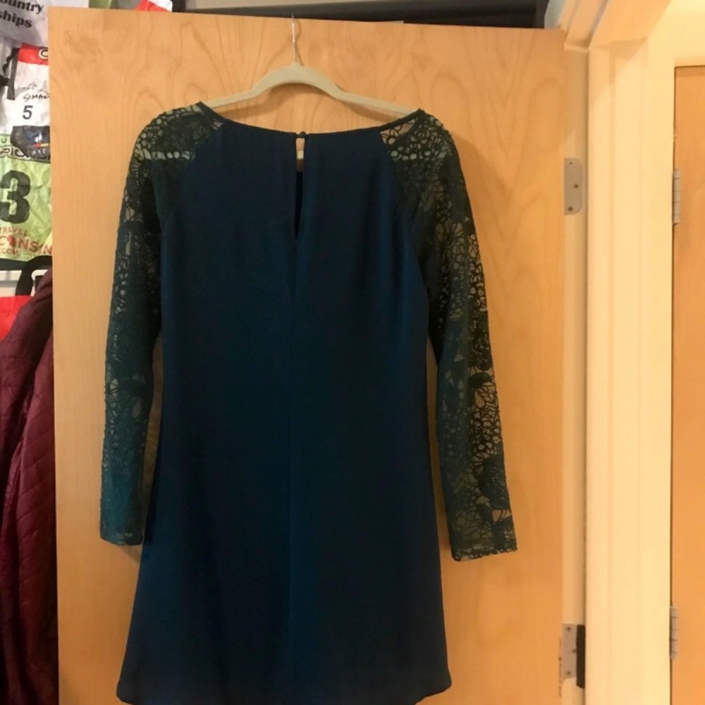 ASTR Formal Lace Sleeve Dress